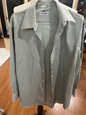 Giorgio Armani Pale Gray Long Sleeve Button-Up Shirt